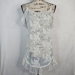 In bloom by jonquil lace chemise slip dress sz XL